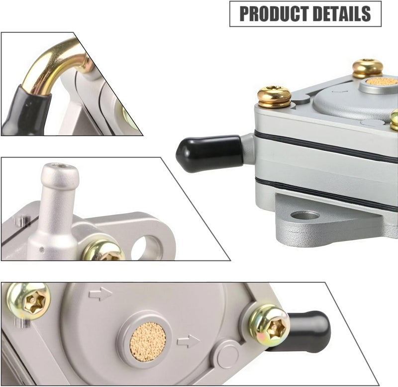 Apeixoto Fuel Pump 1014523 S 5136 FP002 Compatible with Club Car Gas Golf Cart DS & Precedent 1984 UP 290FE 350FE Kawasaki Engine Club Car Fuel Pump - Image 4